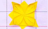 【四瓣花折纸】精致的四瓣花折纸教程 精致的四瓣花怎么折