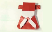 【财神爷折纸】怎样折财神折纸  财神折纸图解步骤