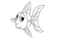 眼睛圆圆的金鱼简笔画教学 金鱼怎么画