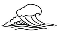 海浪的简笔画图片 海浪的简单画法