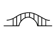 简单的石拱桥简笔画图片