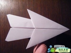 很酷的双翼飞机折纸过程