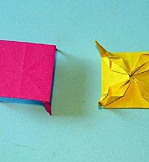 折纸大全图解基础之折纸桌型折纸教程