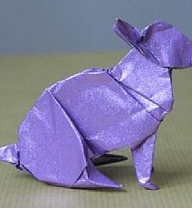 动物折纸大全图解之折纸兔子折纸教程