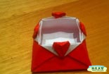 四个角都有爱心样子的收纳盒折纸