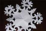 折纸花制作，春节新年剪纸雪花教程与图案
