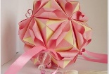 折纸花的折法做法，花球怎么折,手工折纸花球的步骤图在线看