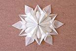 折纸大全花图解，如何折纸洁白美丽的雪花