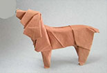 折纸美国可卡犬，折纸立体可卡犬