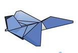 仿真飞机折纸教程图解
