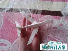 波音飞机客机的立体折纸手工